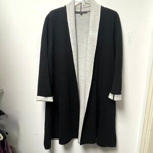 Max Sport Women Open Front Log Knit Cardigan Sweater